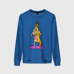 Свитшот хлопковый женский Peely Fortnitemare, цвет: синий