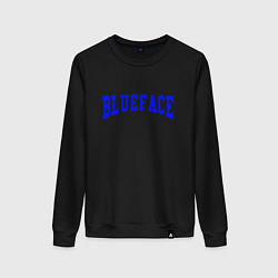 Свитшот хлопковый женский BLUEFACE, цвет: черный