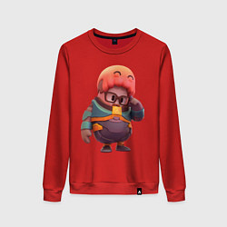Свитшот хлопковый женский Fall Guys Gordon Freeman, цвет: красный