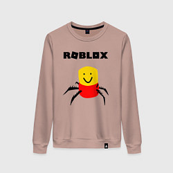 Свитшот хлопковый женский ROBLOX, цвет: пыльно-розовый