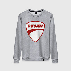 Женский свитшот Ducati Logo Дукати Лого Z