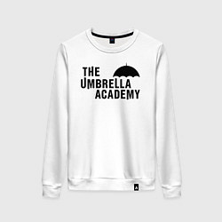 Свитшот хлопковый женский Umbrella academy, цвет: белый