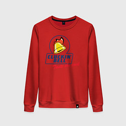 Свитшот хлопковый женский CLUCKIN BELL GTA, цвет: красный