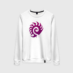 Женский свитшот Zerg logo Purple