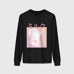 Женский свитшот Vaporwave Strawberry Milk