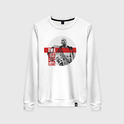 Свитшот хлопковый женский DMX Earl Simmons, цвет: белый