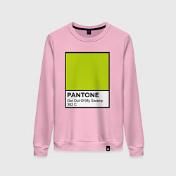 Женский свитшот Shrek: Pantone Color