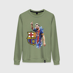Женский свитшот Lionel Messi Barcelona Argentina!