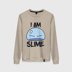 Женский свитшот I AM SLIME, Я СЛИЗЬ