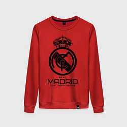 Свитшот хлопковый женский Real Madrid, цвет: красный