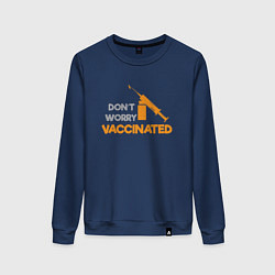 Женский свитшот Vaccinated