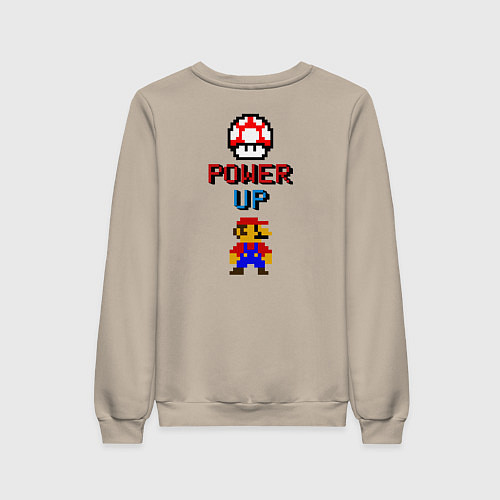 Женский свитшот Big Mario / Миндальный – фото 2