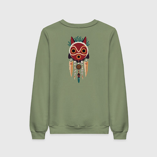 Женский свитшот Princеss mononoke / Авокадо – фото 2