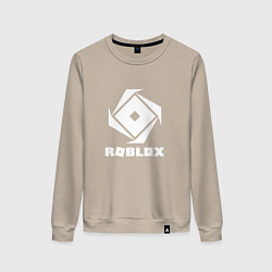 Женский свитшот ROBLOX WHITE LOGO