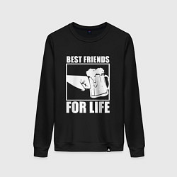 Женский свитшот Best Friends For Life-Кулак встрою