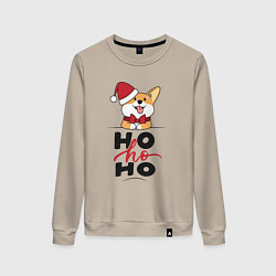 Женский свитшот Corgi Ho ho Ho