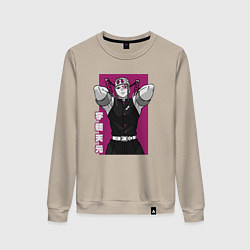Свитшот хлопковый женский Хашира Звука, цвет: миндальный