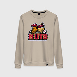 Женский свитшот Modesto Nuts -baseball team