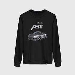 Свитшот хлопковый женский Audi TT ABT autotuning, цвет: черный