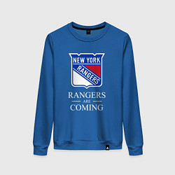 Женский свитшот Rangers are coming, Нью Йорк Рейнджерс, New York R