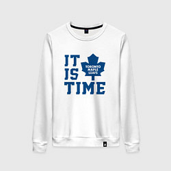 Женский свитшот It is Toronto Maple Leafs Time, Торонто Мейпл Лифс