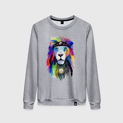 Женский свитшот Color lion! Neon!