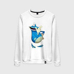 Свитшот хлопковый женский Globox Rayman Legends, цвет: белый