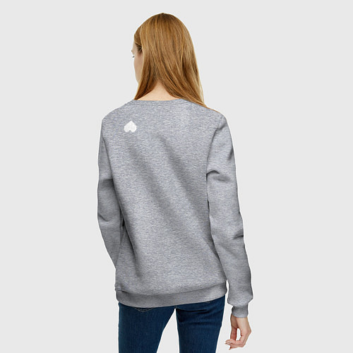 Женский свитшот Душа Монстра / Меланж – фото 4