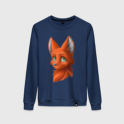 Женский свитшот Милая лисичка Cute fox