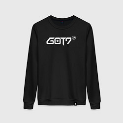 Свитшот хлопковый женский Got7 jinyoung, цвет: черный