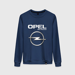 Свитшот хлопковый женский OPEL Pro Racing, цвет: тёмно-синий