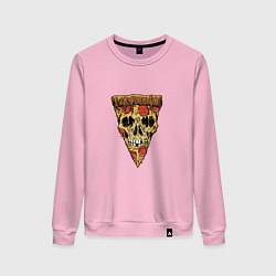 Женский свитшот Pizza - Skull