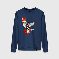 Женский свитшот Лис боец