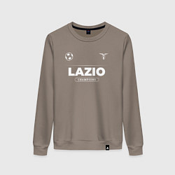 Свитшот хлопковый женский Lazio Форма Чемпионов, цвет: утренний латте