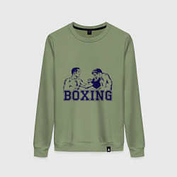 Женский свитшот Бокс Boxing is cool