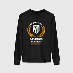 Женский свитшот Лого Atletico Madrid и надпись Legendary Football