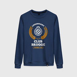 Женский свитшот Лого Club Brugge и надпись Legendary Football Club