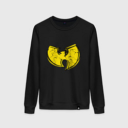 Свитшот хлопковый женский Style Wu-Tang, цвет: черный