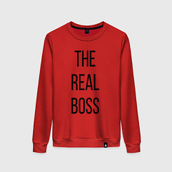 Женский свитшот The real boss!