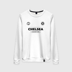 Свитшот хлопковый женский Chelsea Униформа Чемпионов, цвет: белый