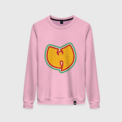 Свитшот хлопковый женский Wu-Tang Colors, цвет: светло-розовый