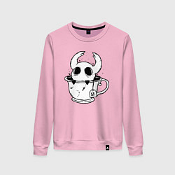 Женский свитшот Hollow Knight рыцарь в чашке