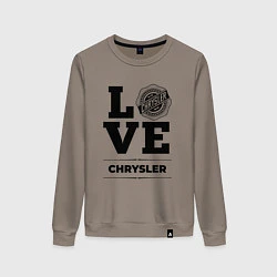 Свитшот хлопковый женский Chrysler Love Classic, цвет: утренний латте