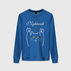 Женский свитшот Nightwish rock cat