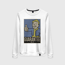 Свитшот хлопковый женский Vault guarantee boy, цвет: белый