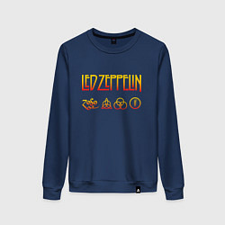 Женский свитшот Led Zeppelin - logotype