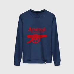 Свитшот хлопковый женский Arsenal: The gunners, цвет: тёмно-синий