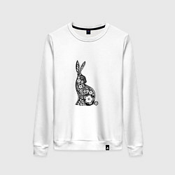 Женский свитшот White-Black Rabbit