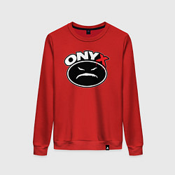 Женский свитшот Onyx - black logo