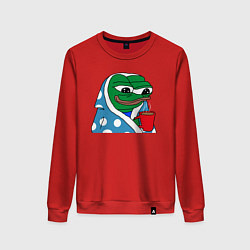 Женский свитшот Frog Pepe мем